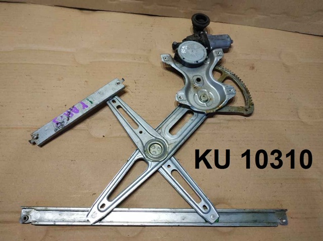 Механізм склопідіймача дверей передніх, правих Тойота Яріс