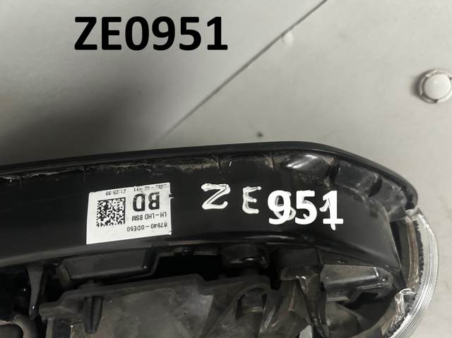 Дзеркало заднього виду, ліве 879400DE50 TOYOTA