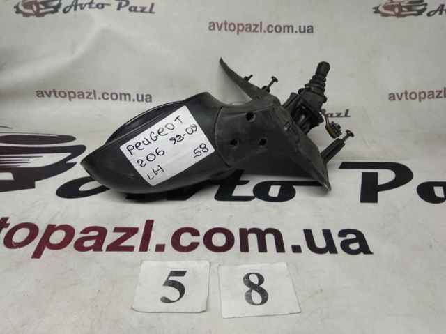 Дзеркало ліве 96480955XT PEUGEOT