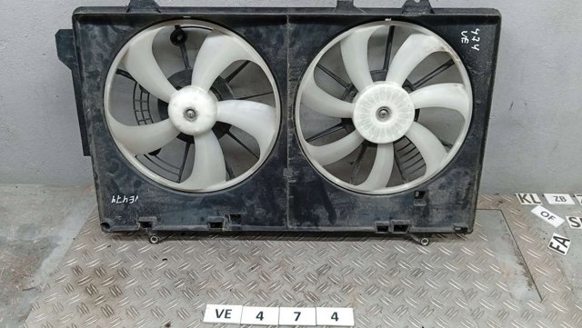 Дифузор радіатора охолодження, в зборі з мотором і крильчаткою PYFV15025 MAZDA