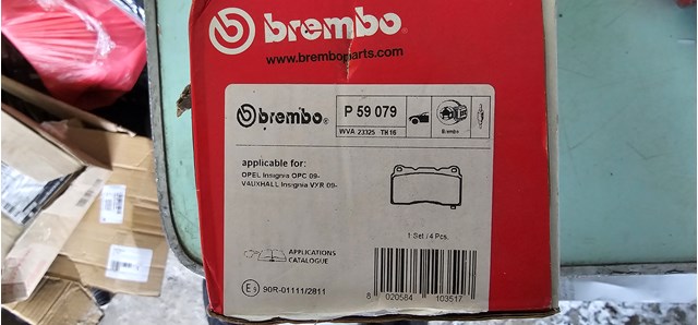 Колодки гальмівні дискові комплект P59079 BREMBO