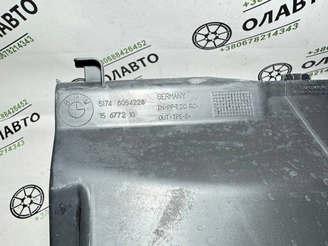Повітропровід / дефлектор радіатора, нижній 51748054228 BMW