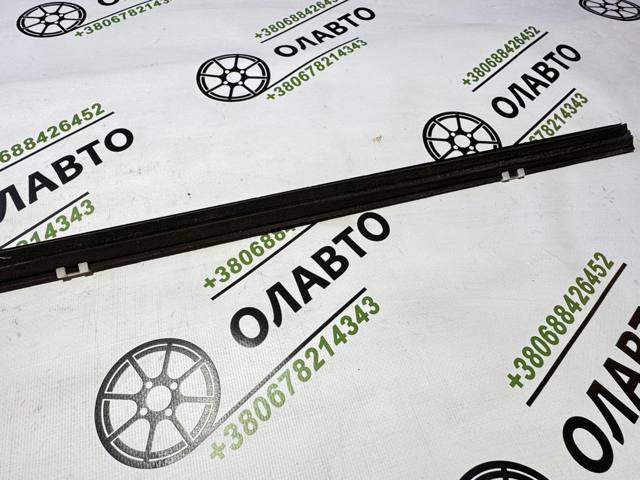 Молдинг опускного скла дверей передньої, лівої 80821AV600 NISSAN