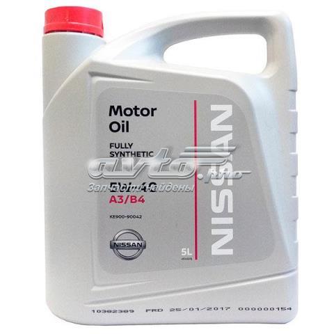 Nissan motor oil 5w-40 a3/b4, 5 л (ke90090042) моторное масло KE90090042