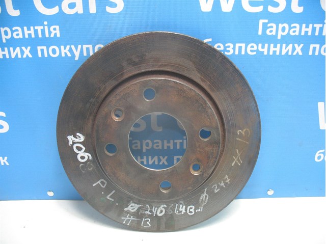 Гальмівний диск передній 1.4b (d -247мм  s -13мм)-4246r8 можливість встановлення на власному сто в місті луцьк 4246R8
