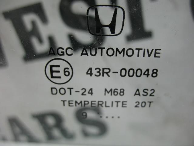 Скло заднє ліве 73450SMGE00 HONDA