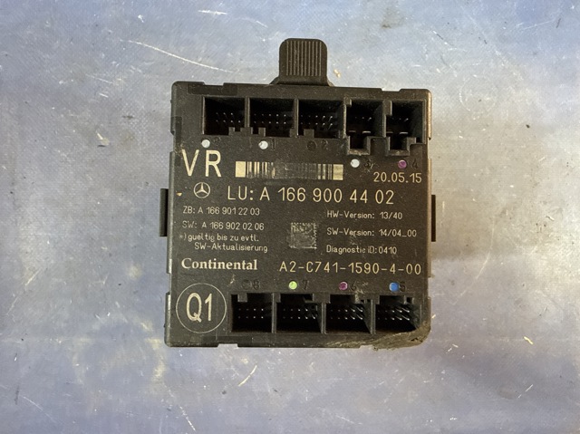 Блок комфорту передніх дверей A1669004402 MERCEDES