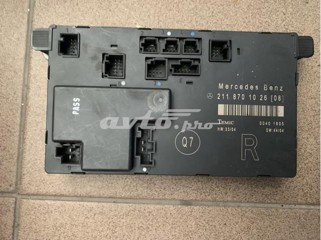 Блок управління комфорту A2118701026 MERCEDES