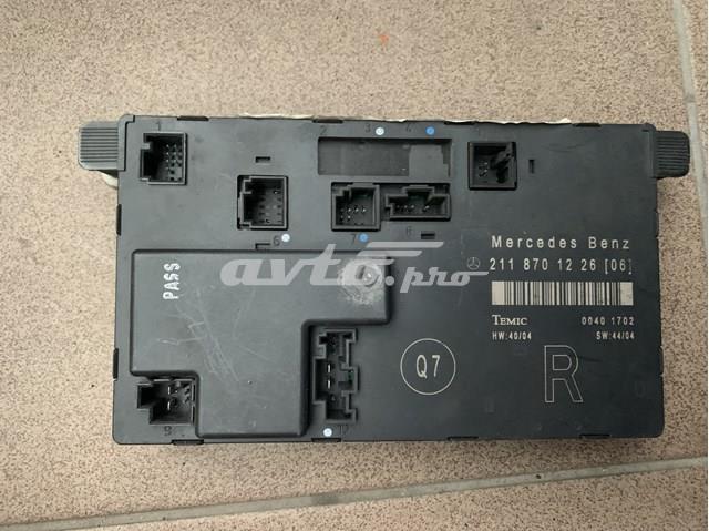 Блок управління комфорту A2118701226 MERCEDES