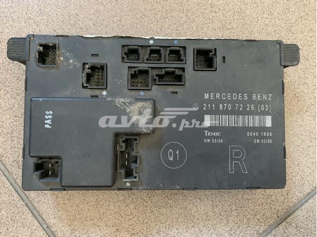Блок управління комфорту A2118707226 MERCEDES