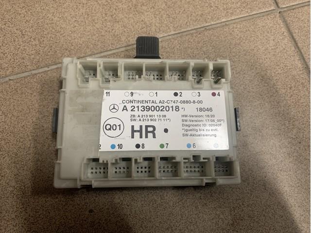 Блок комфорту задніх дверей A2139002018 MERCEDES