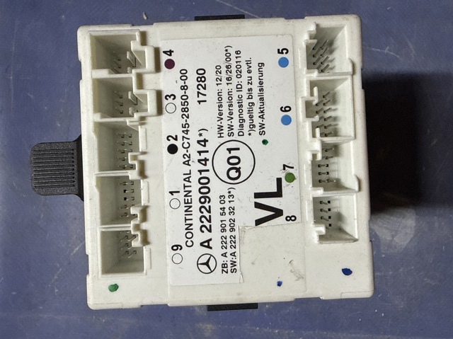 Блок комфорту передніх дверей A2229001414 MERCEDES