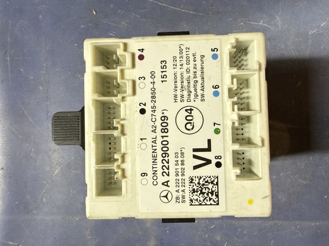 Блок комфорту передніх дверей A2229001809 MERCEDES