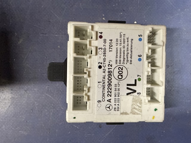 Блок комфорту передніх дверей A2229009812 MERCEDES