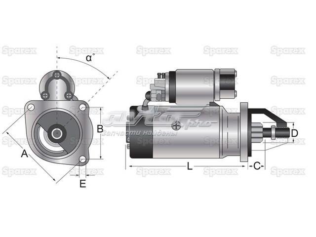 Стартер двигуна 0001369017 BOSCH