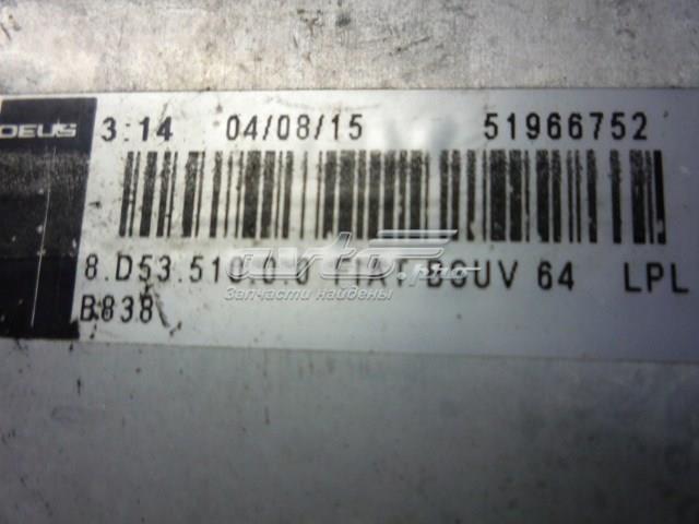 Охолоджувач наддувочного повітря 51966752 FIAT