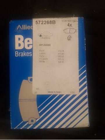 Тормозні колодки 572268 BENDIX