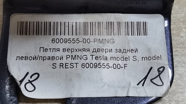 Завіса дверей задніх лівих 600955500F Tesla Model