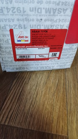 Амортизатор передньої підвіски 75834 ASAM