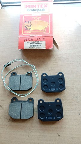 Колодки гальмівні дискові комплект MDB1618 MINTEX