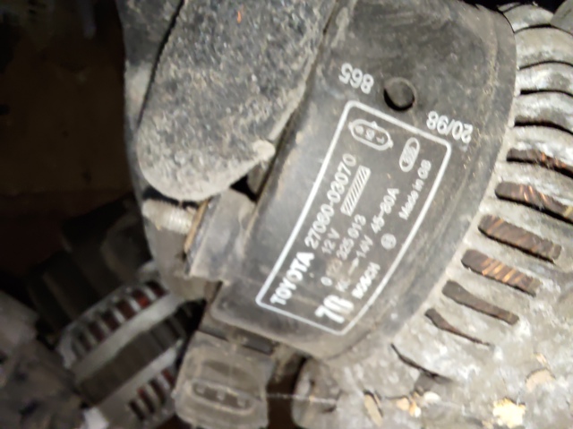 Авто генератор 2706003070 TOYOTA