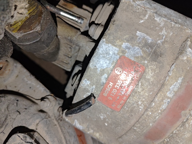 Генератор 9120335001 NISSAN