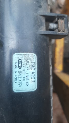 Радіатор двигуна 25310H1920 HYUNDAI