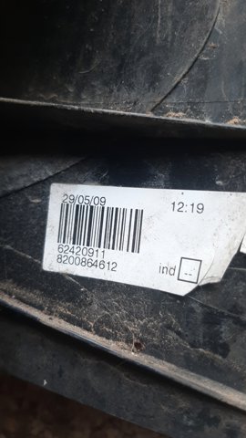 Ліхтар задній лівий 8200864612 RENAULT