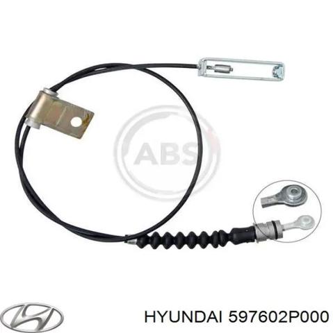 Трос стоянкового гальма задній лівий 597602P000 HYUNDAI