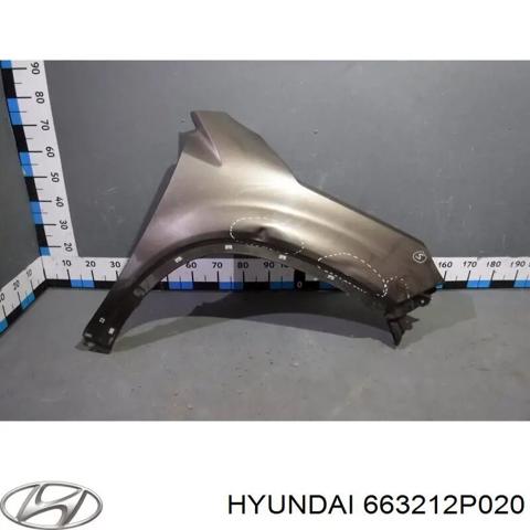 Переднє праве крило 663212P020 HYUNDAI