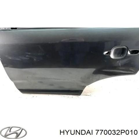 Двері задні, ліві 770032P010 HYUNDAI