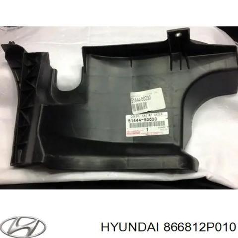 Бампер задній, ліва частина 866812P010 HYUNDAI