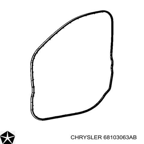 Ущільнювач дверей передніх, лівих (на двері) 68103063AB CHRYSLER