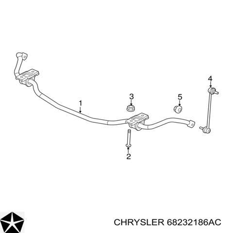 Амортизаційна стійка 68232186AC CHRYSLER