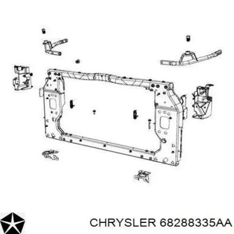 Супорт радіатора лівий/монтажна панель кріплення фар 68288335AA CHRYSLER