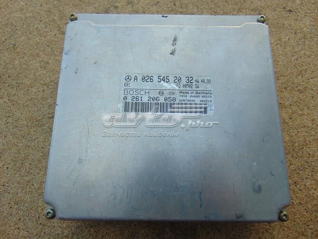 Комп'ютер двигуна A0265452032 MERCEDES