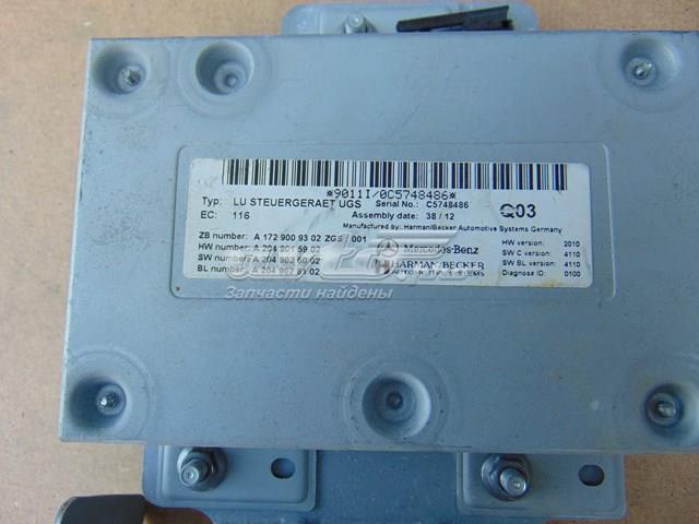 Блок керування мультимедійний A1729009302 MERCEDES