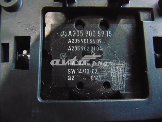 Блок кнопок центральної консолі A2059005915 MERCEDES