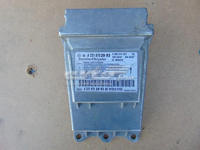 Модуль-процесор керування подушки безпеки A2218702993 MERCEDES
