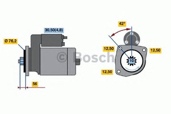 Стартер 0001121408 BOSCH