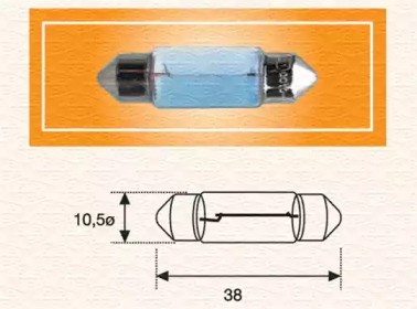 Лампа автомобільна 009423100000 MAGNETI MARELLI