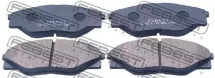 Колодки гальмівні передні, дискові 0101GGN15F FEBEST