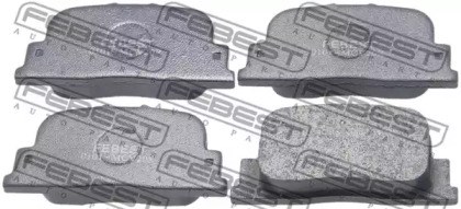 Колодки гальмові задні, дискові 0101MCV20R FEBEST