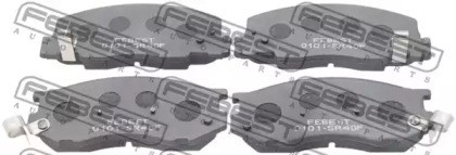 Колодки гальмівні brake pads premium 0101-SR40F