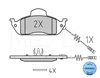 Колодки гальмівні передні, дискові 0252319317W MEYLE