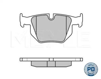 Задні колодки 0252355017PD MEYLE