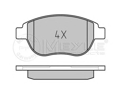 Тормозні колодки 0252360019 MEYLE