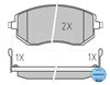 Колодки гальмівні дискові комплект 0252386517W MEYLE