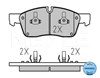 Колодки передні 0252519021 MEYLE