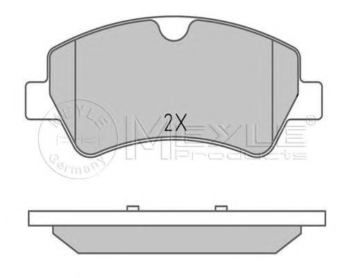 Задні колодки 0252560418 MEYLE